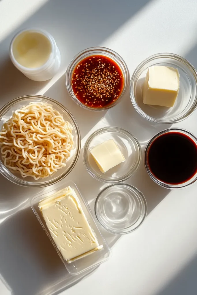 Just five pantry staples to create bold, rich miso butter ramen flavor.